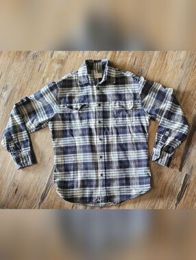 Jachs Men’s Plaid Cotton Button-Up Shirt Medium